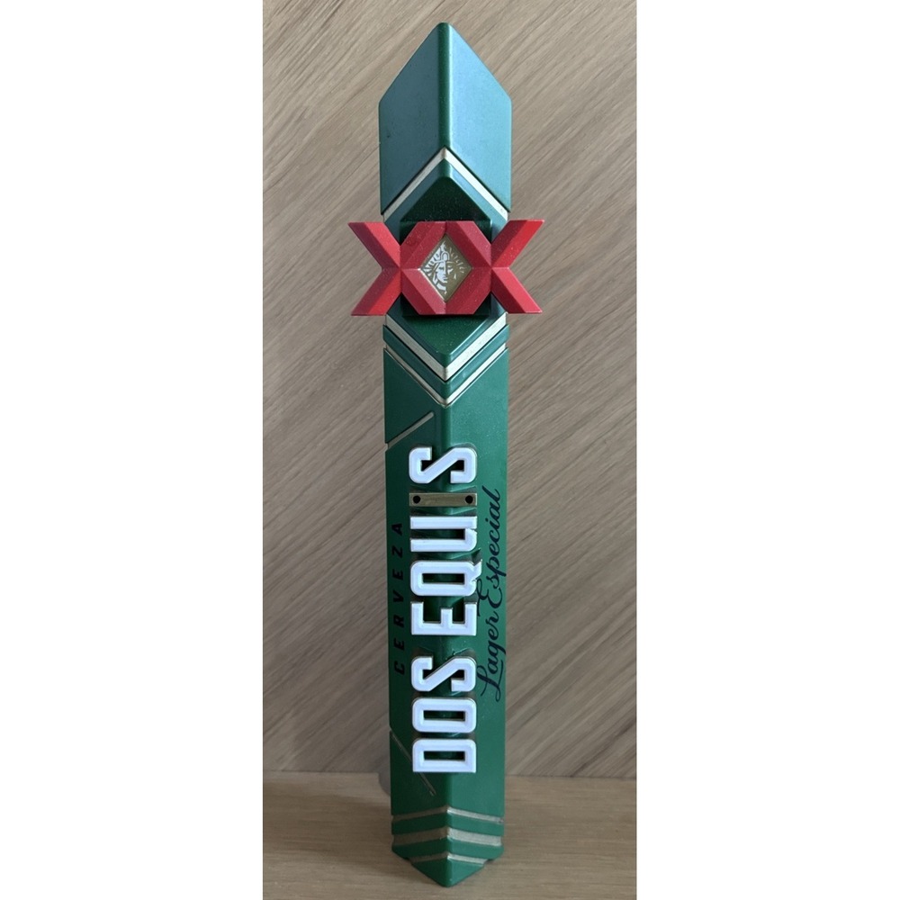 Dos Equis Beer Tap Handle Knob Topper Bar Keg Draft Brewing Cerveza Lager (READ)